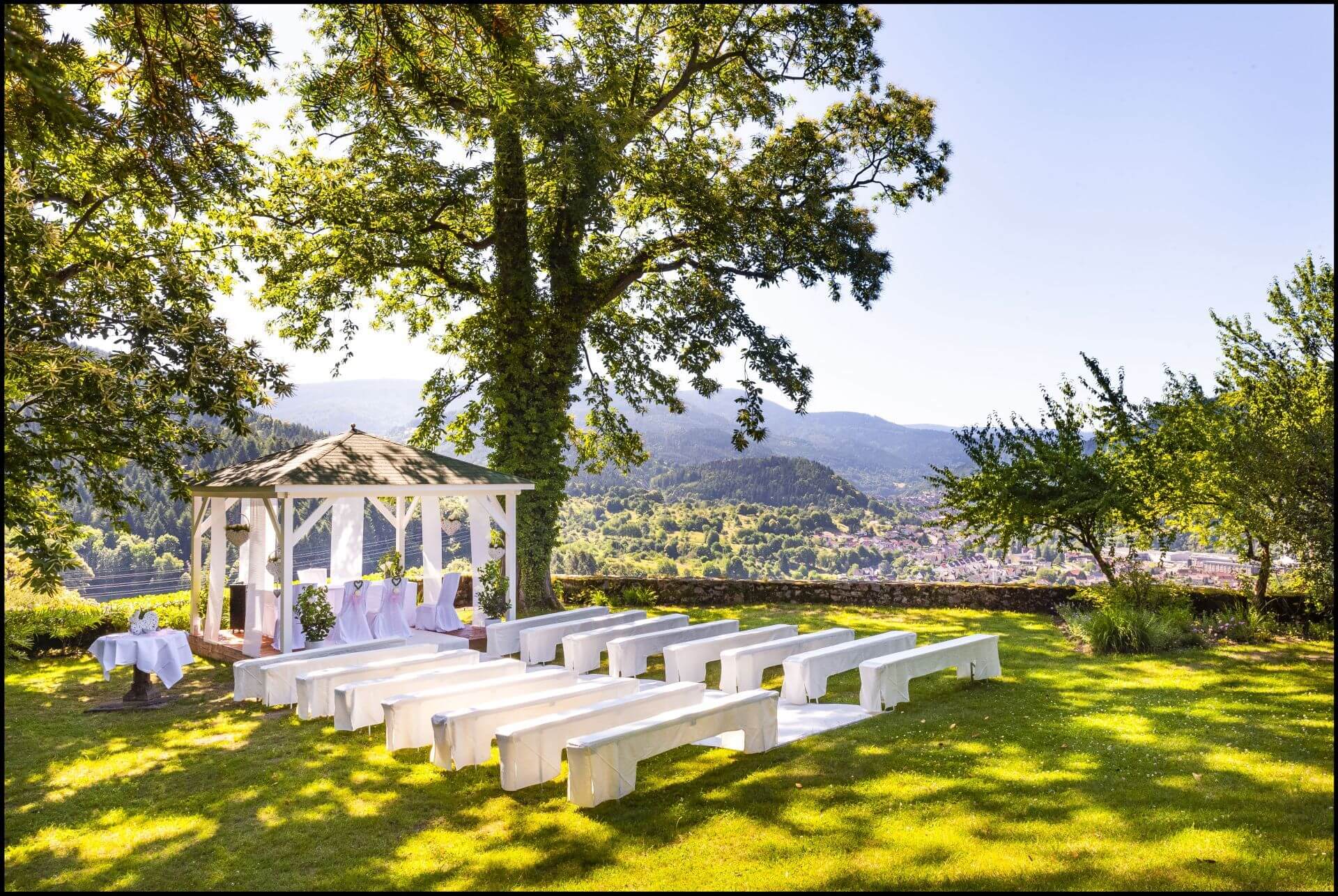 Rosengarten des Schloss Eberstein
